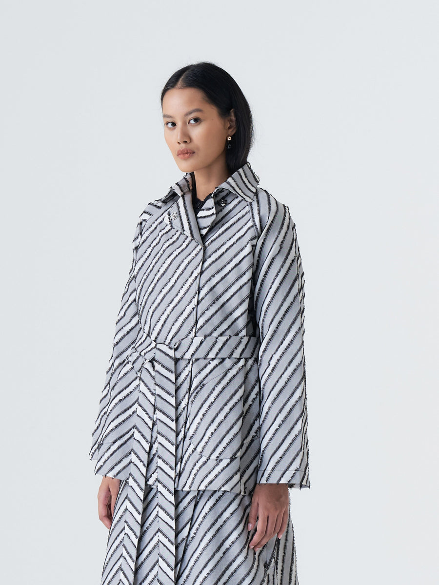 EULIA JACKET - BLACK & WHITE