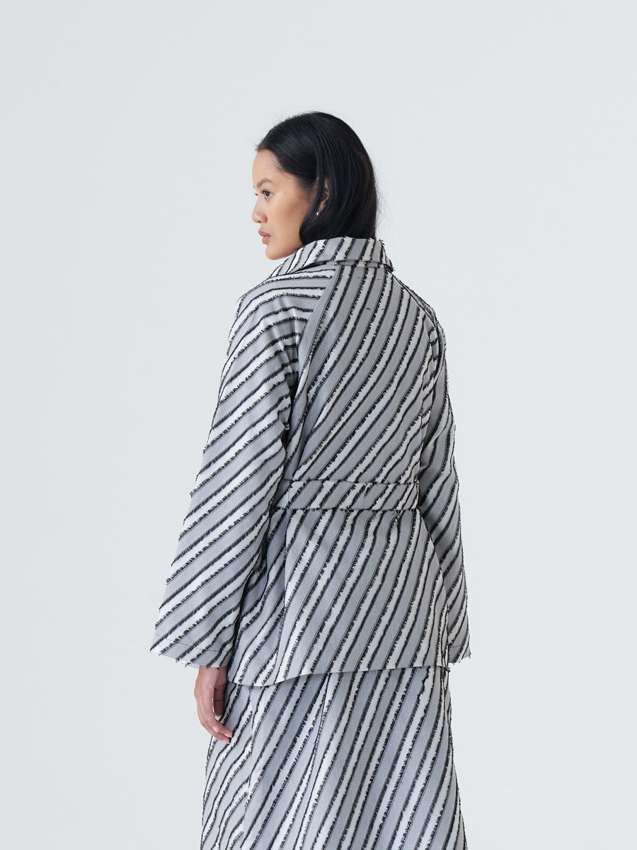 EULIA JACKET - BLACK & WHITE