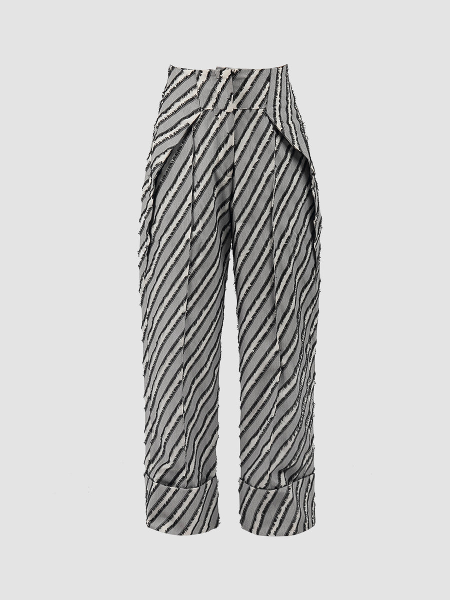 EULIA PANTS - BLACK & WHITE