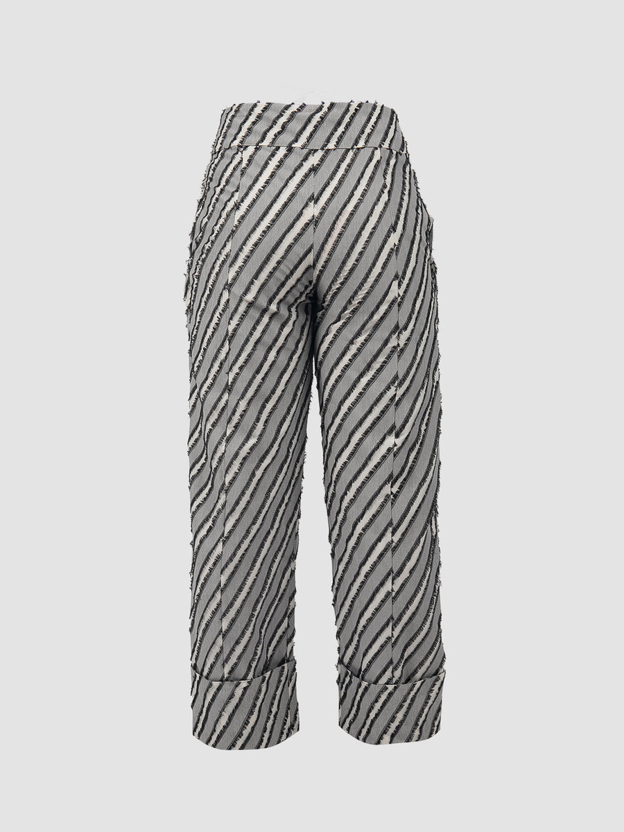 EULIA PANTS - BLACK & WHITE