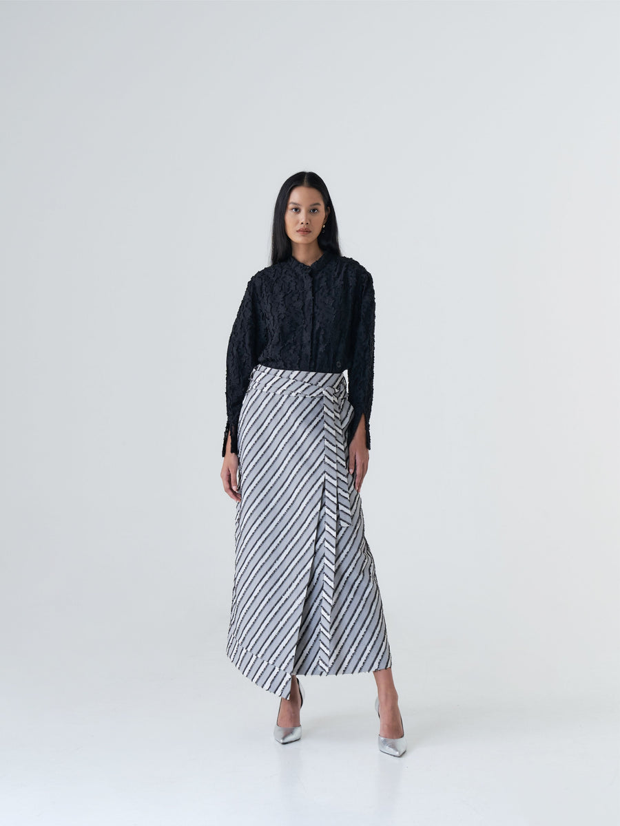 MAZIA SKIRT - BLACK & WHITE