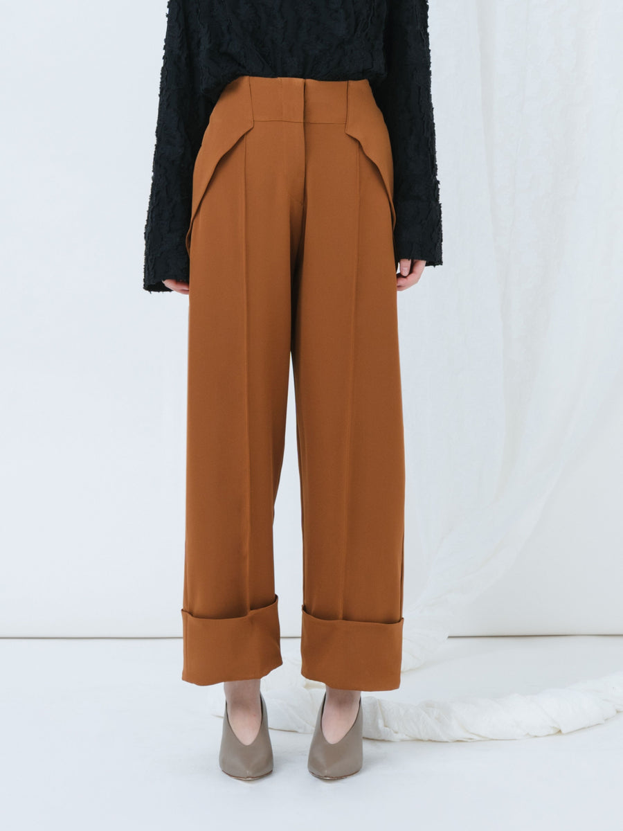 EULIA PANTS - BROWN