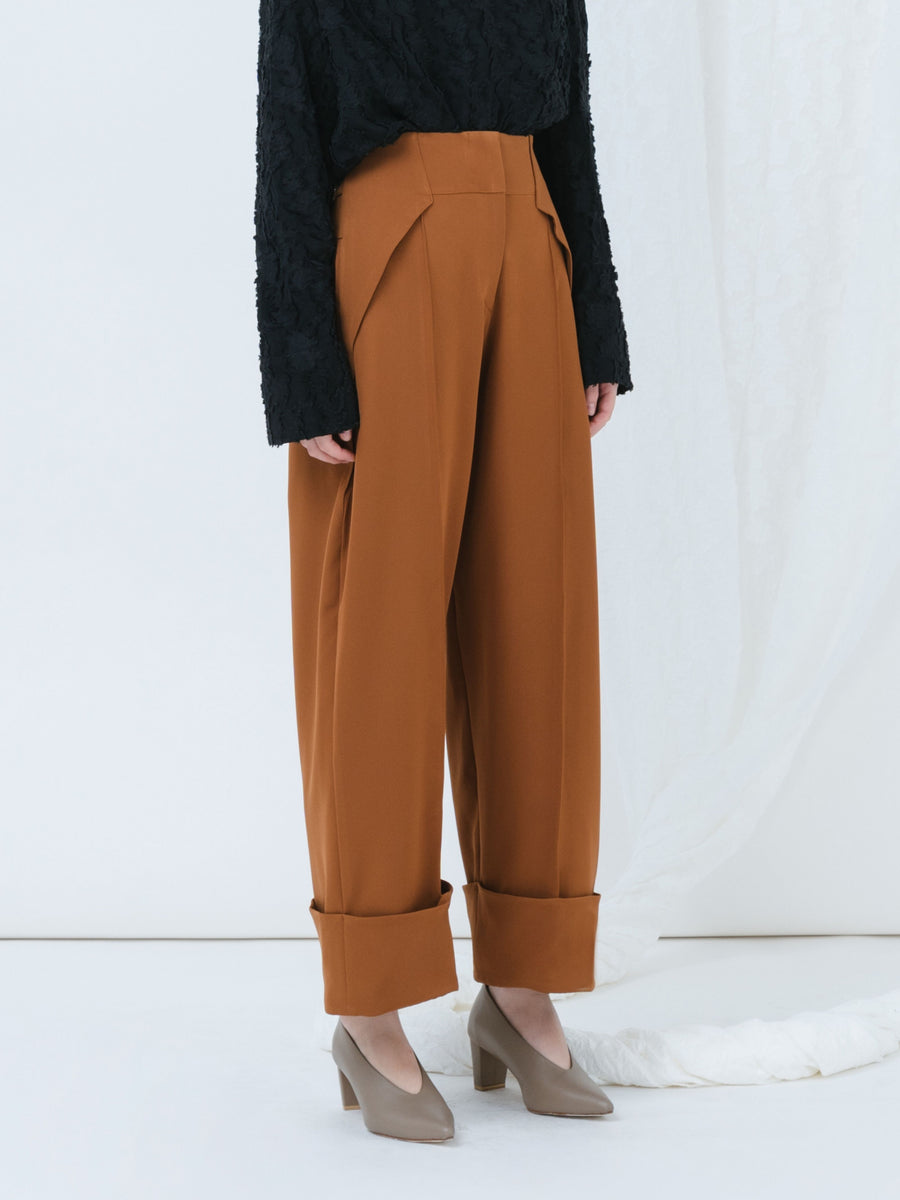 EULIA PANTS - BROWN