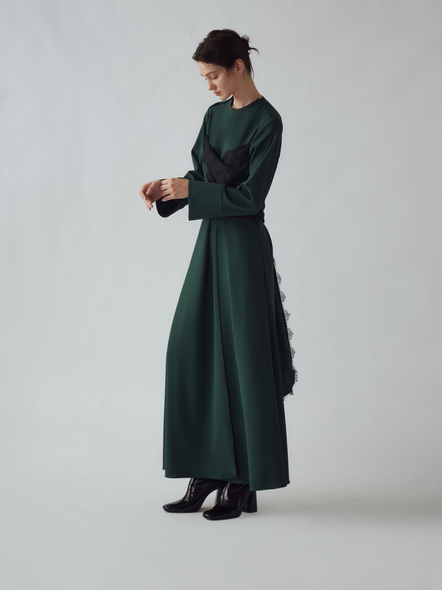 AORA DRESS GREEN