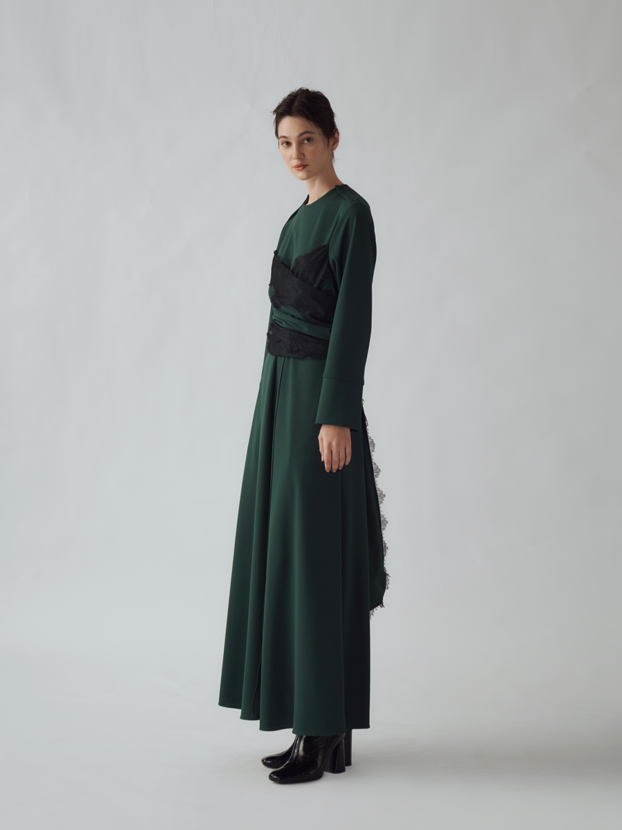 AORA DRESS GREEN