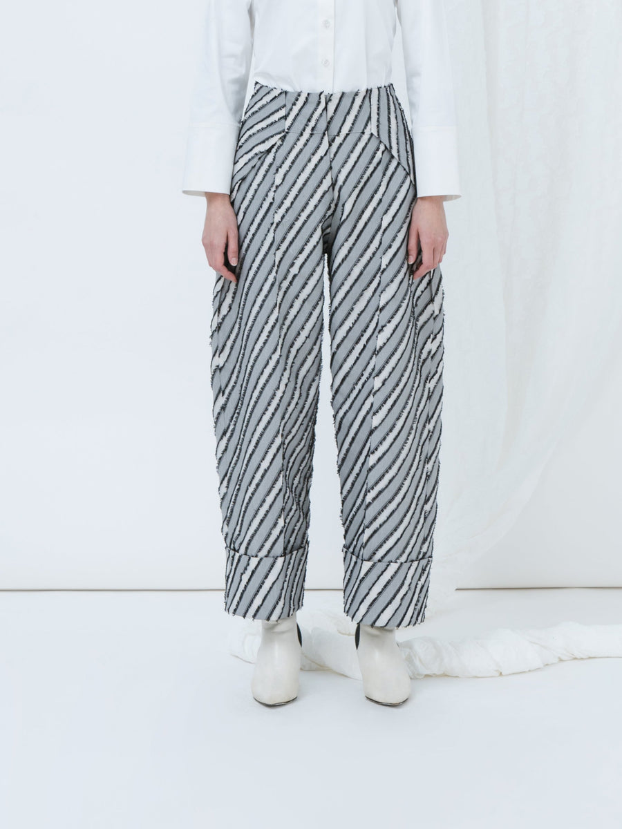 EULIA PANTS - BLACK & WHITE