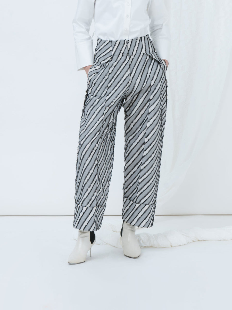 EULIA PANTS - BLACK & WHITE